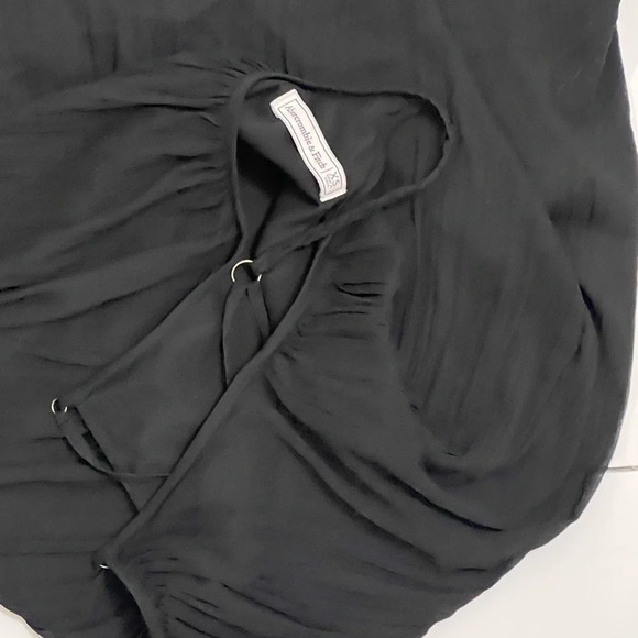 Abercrombie & Fitch Pleated Sleeveless A-Line Mini Dress Straps Black Size XS - Picture 13 of 13